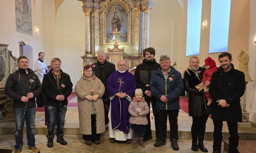 Požehnání oslavencům měsíce února